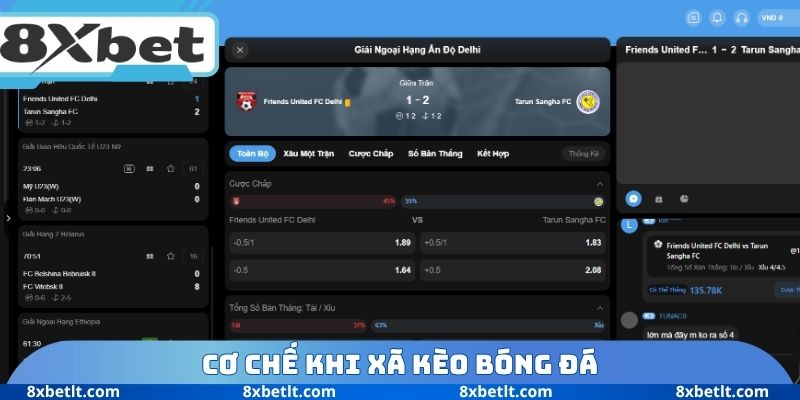 Cơ chế khi xã kèo bóng đá